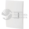 46492 PA-APSE-OB PLACA ARMADA CON INTERRUPTOR SENCILLO LINEA OSLO BLANCO VOLTECK
