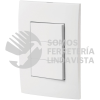 46497 PA-APTR-EOB PLACA ARMADA INTERRUPTORES SENCILLOS Y ESCALERA OSLOBLANCO VOLTECK