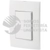 46496 PA-APTR-OB PLACA ARMADA 3 INTERRUPTORES SENCILLOS LINEA OSLO BLANCO VOLTECK