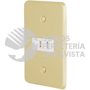 46387 PA-CO-E PLACA ARMADA CON CONTACTO POLARIZADO LINEA ECONOMICA VOLTECK