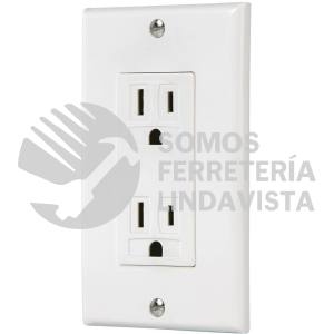 40016 PA-CODO-CLP PLACA ARMADA CONTACTO DUPLEX 2 POLOS + TIERRA CLASSIC VOLTECK