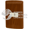 49951 PA-TE-IM PLACA ARMADA CON CONEXION DE TELEFONO LINEA ITALIANA COLOR MADERA VOLTECK