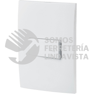 46498 PA-TI-OB PLACA ARMADA CON TIMBRE LINEA OSLO COLOR BLANCO VOLTECK