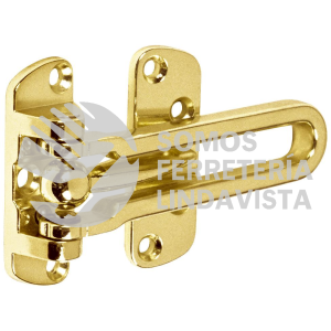 43701 PAAB-1 PASADOR ABATIBLE PARA PUERTA ACABADO LATON HERMEX