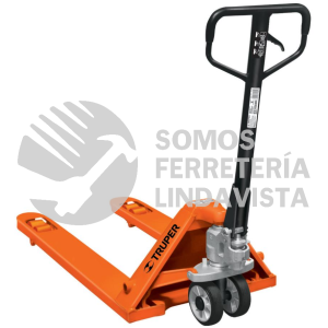 15081 PAT-2HU PATIN TRASPALETA 2 TON CON RUEDAS DE HULE/POLIURETANO TRUPER