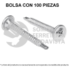 44648 PIBR-1-1/4C BOLSA CON 100 PIJAS CABEZA CRUZ PUNTA DE BROCA 1-1/4" FIERO