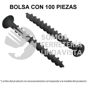 48692 PIJ-1032 BOLSA CON 100 PIJAS #10" X 1-1/4" MULTIUSOS FIERO