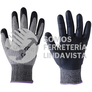USGDX GUANTE DE FIBRA TIPO SUPRANEEMA ANTICORTE CON RECUBRIMIENTO DE NITRILO ESPUMOSO EG URREA