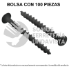48701 PIJ-1275 BOLSA CON 100 PIJAS #12 X 3" MULTIUSOS FIERO