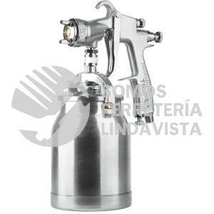 14084 PIPI-330 PISTOLA P/PINTAR SUCCION HVLP VASO ALUMINIO 1.4 MM TRUPER