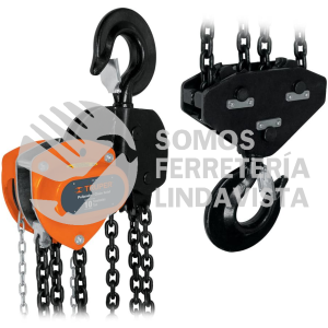 16829 POL-10 POLIPASTO DE CADENA DE 10 TON TRUPER