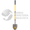 17166 PRL-F PALA REDONDA TRU GLASS MANGO LARGO DE FIBRA DE VIDRIO TRUPER
