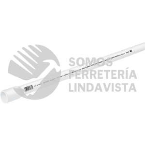 43038 PVC-001 TUBO DE 1/2" DE PVC HIDRAULICO CEDULA 40 DE 3 M FOSET