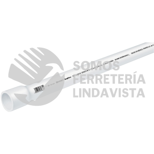 43040 PVC-003 TUBO DE 1" DE PVC HIDRAULICO CEDULA 40 DE 3 M FOSET