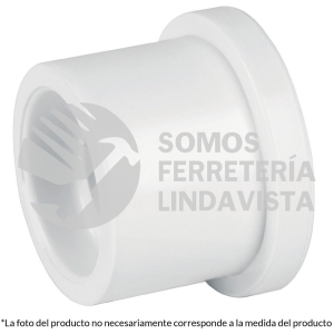 45537 PVC-236 REDUCCION BUSHING DE PVC 1-1/2 X 1" FOSET