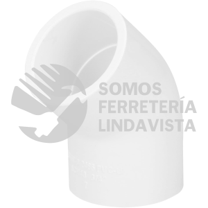 45415 PVC-862 CODO 45GRADOS DE PVC DE 3/4" FOSET