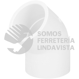 45416 PVC-863 CODO 45GRADOS DE PVC DE 1" FOSET