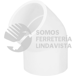 45526 PVC-864 CODO 45GRADOS DE PVC DE 1-1/4" FOSET