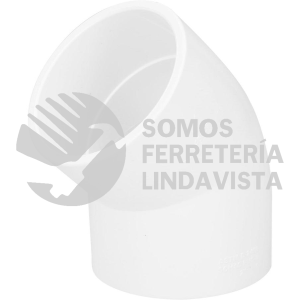 45528 PVC-866 CODO 45GRADOS DE PVC DE 2" FOSET