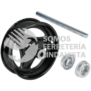 11868 R JUEGO DE RIN EJE Y BALEROS PARA CARRETILLAS TRUPER Y PRETUL