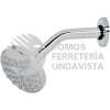 49575 R-204 REGADERA CROMO 4" PLATO REDONDO CON BRAZO FOSET ELEMENT
