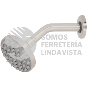 45575 R-204N REGADERA SATIN 4" PLATO REDONDO CON BRAZO FOSET ELEMENT