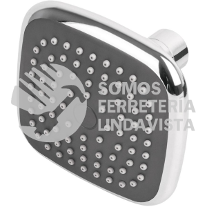 45066 R-401S REGADERA CUADRADA DE ABS 3-3/4" SIN BRAZO FOSET
