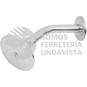 49247 R-504 REGADERA REDONDA 3-1/2" BRAZO Y CHAPETON DE ACERO AQUA FOSET