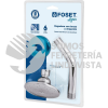 49284 R-504B REGADERA REDONDA 3-1/2" BRAZO Y CHAPETON EN BLISTER AQUA FOSET