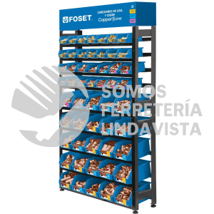 55860 R-CC-FOS RACK CON CONEXIONES DE COBRE Y GAS FOSET