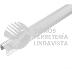 48973 RJJ-30 RIEL SUPERIOR "JJ" DE ALUMINIO PARA PUERTA CORREDIZA 3 M HERMEX