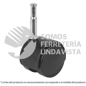 49699 ROY-50EM RODAJA TIPO YOYO DE 50 MM CON ESPIGA PARA MADERA FIERO