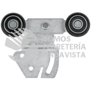 48971 SC-02 SISTEMA CORREDIZO DOBLE PARA RIEL SUPERIOR DE CLOSET HERMEX