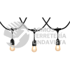 49994 SL-7I SERIE DE 7.3 M CON 12 LUCES INCANDESCENTES PARA EXTERIOR VOLTECK