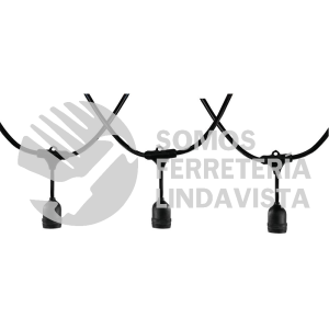 49996 SL-7S SERIE DE 12 LUCES PARA EXTERIOR 7 3 M NO INCLUYE FOCOS VOLTECK LAIT