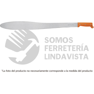 15873 T-1173-24P MACHETE CAGUAYANO 24" CACHA NARANJA REMACHADA TRUPER