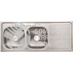 45060 TA-1202TI TARJA DE EMPOTRAR DOBLE TINA IZQUIERDA 120 X 50CM FOSET