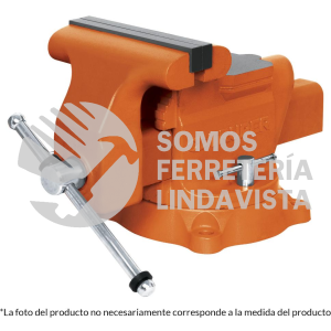 18592 TA-4 TORNILLO DE BANCO 4" USO INDUSTRIAL DE HIERRO NODULAR TRUPER