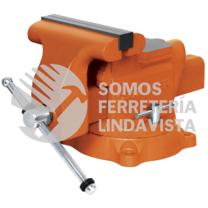 18595 TA-8 TORNILLO DE BANCO 8" USO INDUSTRIAL DE HIERRO NODULAR TRUPER