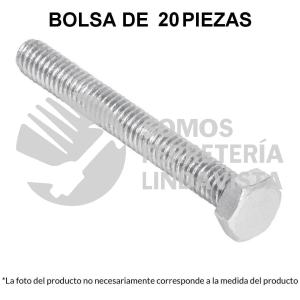 44641 TORM-1/4X6 BOLSA CON 20 TORNILLOS 1/4" X 6" TIPO MAQUINA FIERO