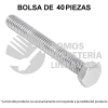 44580 TORM-3/8X3 BOLSA CON 40 TORNILLOS 3/8" X 3" TIPO MAQUINA FIERO