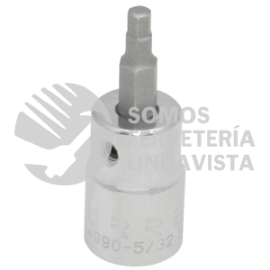 4990-5/32 DADO CON PUNTA HEXAGONAL CUADRO DE 3/8", EN PULGADAS, 5/32" URREA