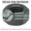 44696 TUE5-5/16 BOLSA CON 150 TUERCAS 5/16" HEXAGONALES PAVONADAS GRADO 5 FIERO