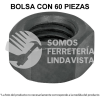 44698 TUE5-7/16 BOLSA CON 60 TUERCAS 7/16" HEXAGONALES PAVONADAS GRADO 5 FIERO