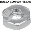 44555 TUES-3/16 BOLSA CON 600 TUERCAS 3/16" HEXAGONALES TIPO SAKAMURA FIERO