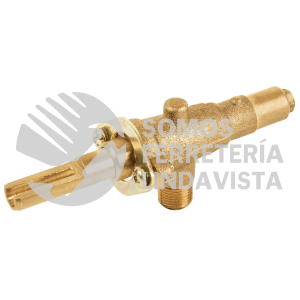 49977 VGH-556 VALVULA HORIZONTAL DE LATON 1/8" PARA GAS LP SIN MANERAL FOSET