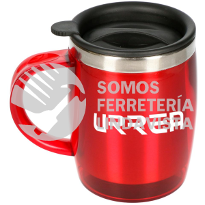 TZU TAZA TERMICA COLOR ROJO FABRICADA DE ALUMINIO URREA