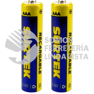 PR23A PILA RECARGABLE SURTEK "AAA", 2 PIEZAS SURTEK