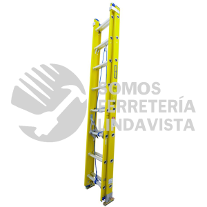 EEFV224 ESCALERA DE EXTENSION TIPO 2 DE FIBRA DE VIDRIO CON 24 PELDAÑOS SURTEK