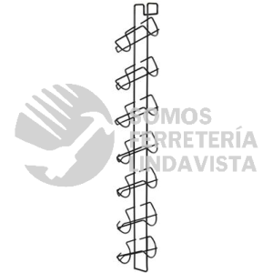 RLATA RACK DESPACHADOR PARA PANEL PARA PINTURAS EN AEROSOL 100 X 16 X 14 CM SURTEK